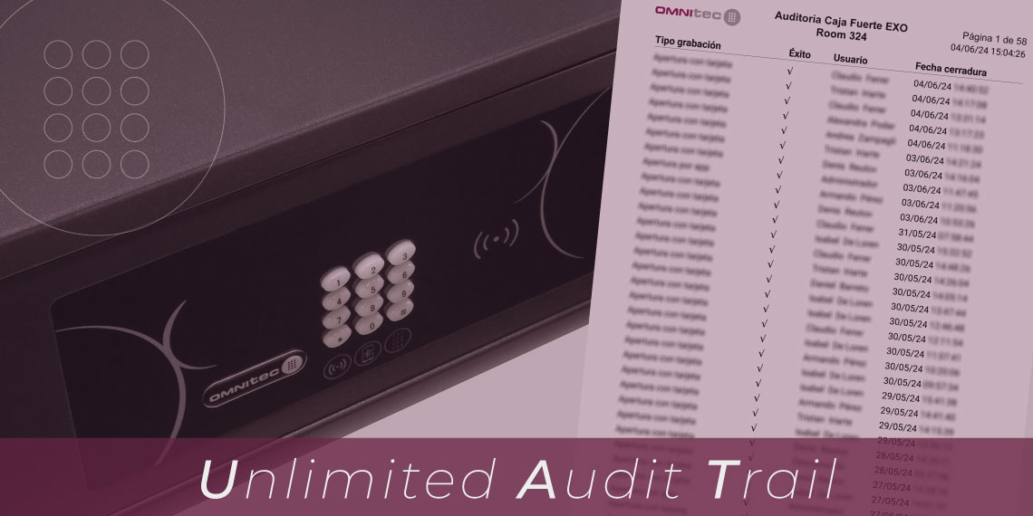How safes with unlimited audit trail capability improve hotel management