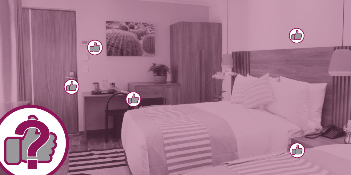 What is valued most in a hotel room?