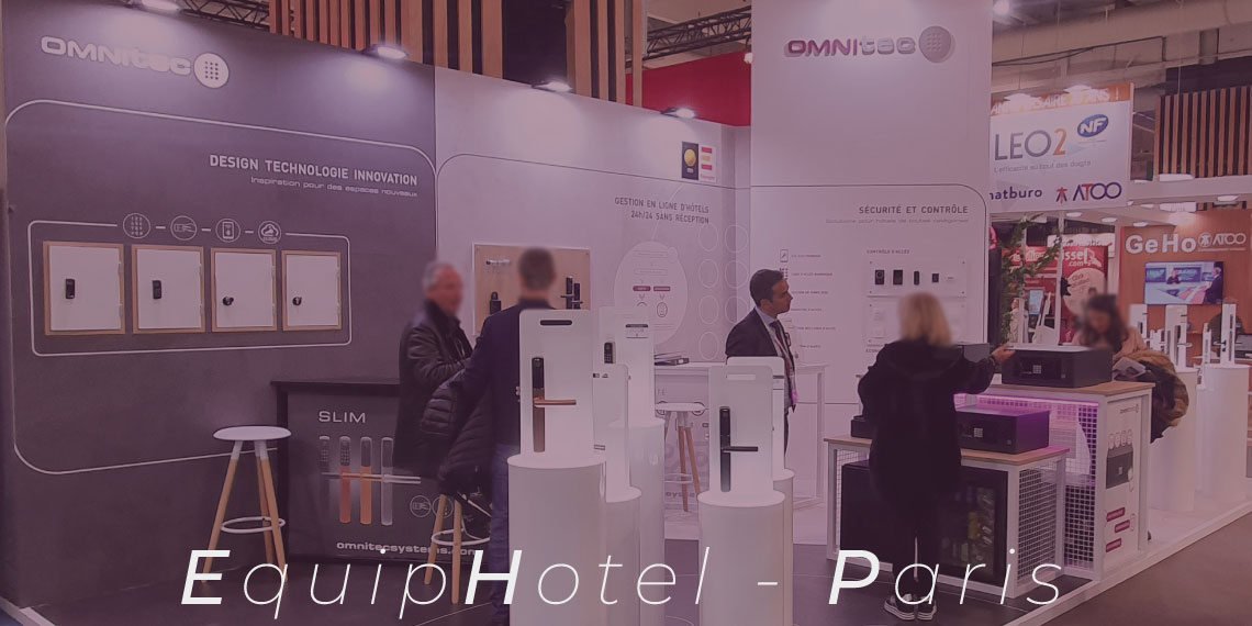 Omnitec returns to EquipHotel Paris, the fair of reference for hotel technology in Europe