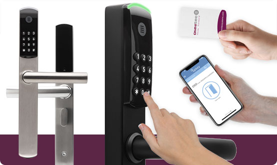 Electronic Hotel Lock with Keypad OS SLIM CODE