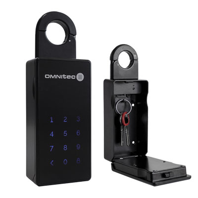 Omnitec key safe box for self check-in at arrival